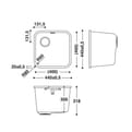 HIMACS keukenbak RCS400S S028E product photo