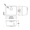 HIMACS keukenbak RCS449RL S028E product photo