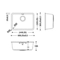 HIMACS keukenbak RCS449RS S028E product photo