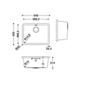HIMACS keukenbak RCS490R S028E product photo