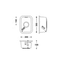 HIMACS keukenbak RCS203 S028E product photo