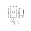 HIMACS keukenbak RCS204 S028E product photo