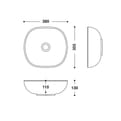 HIMACS sanitair wasbak RCB3835 S028E product photo