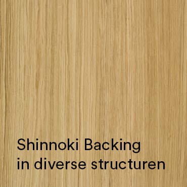Shinnoki HPL backing diverse structuren