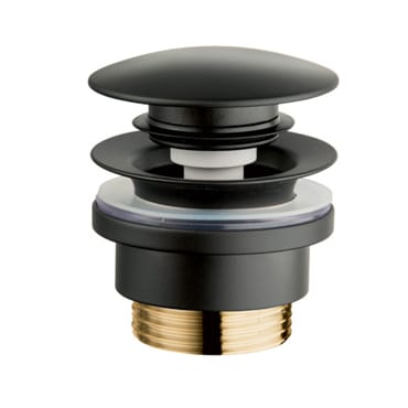 Sanitair pop-up plug zwart